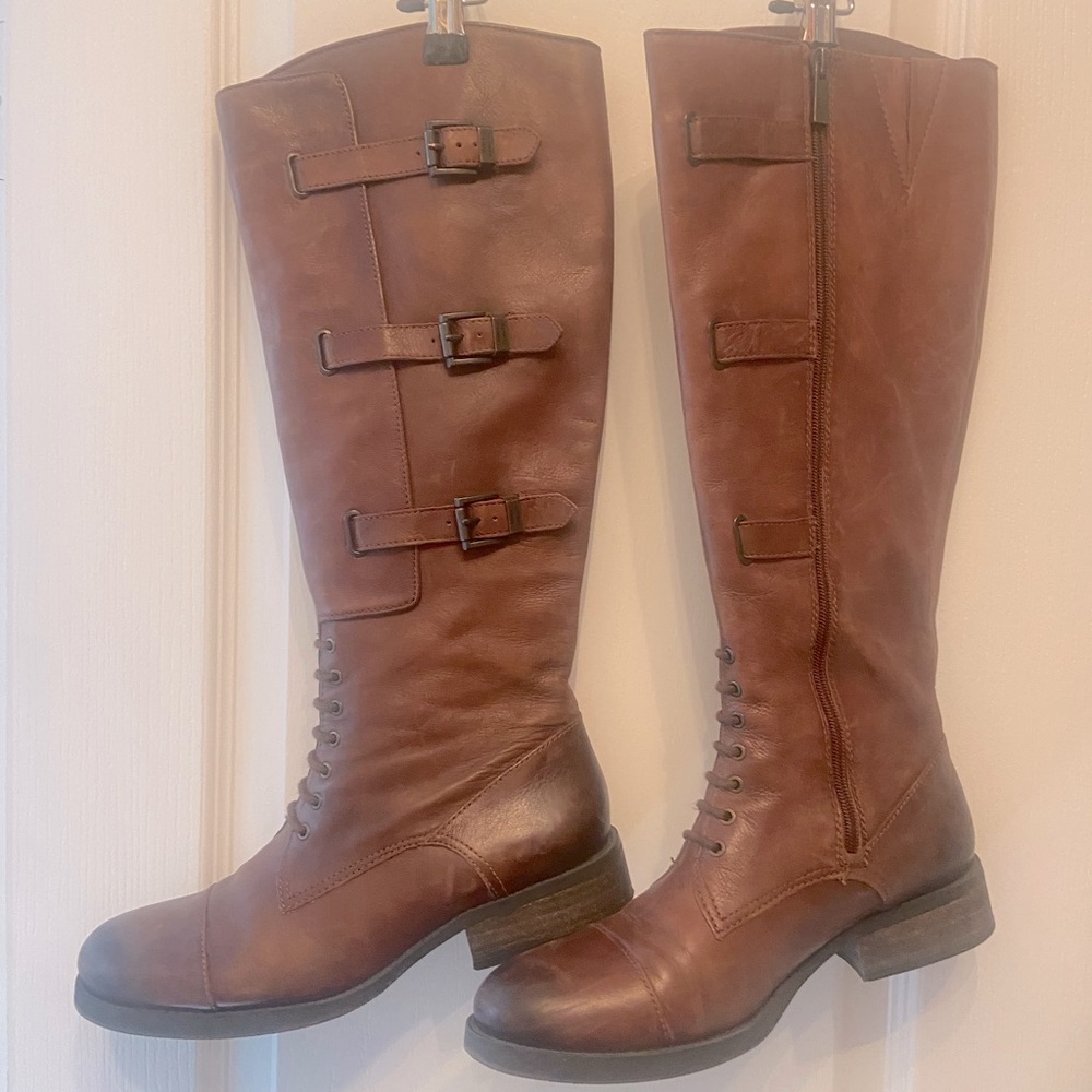 ***Size 9 Vince Camuto Leather Riding Boots***